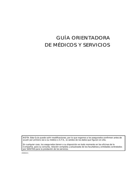 medicina general ti sanitas|Cuadro médico de Sanitas